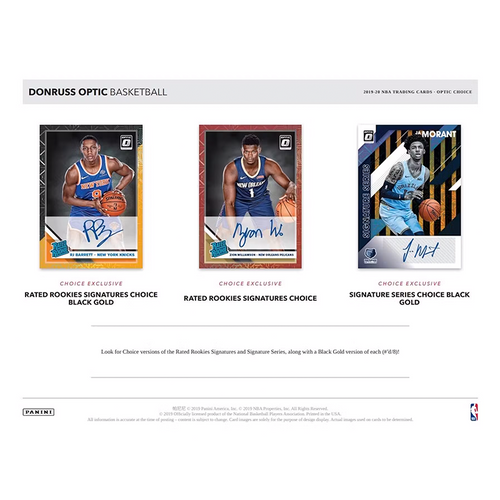 2019-20 Panini Donruss Optic Basketball Choice Case (20 CT)