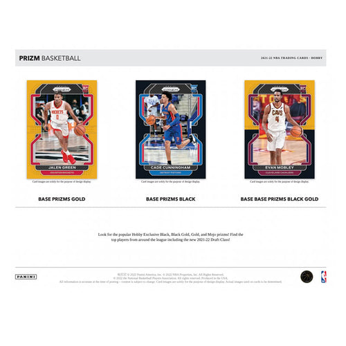 2021-22 Panini Prizm Basketball Hobby Box
