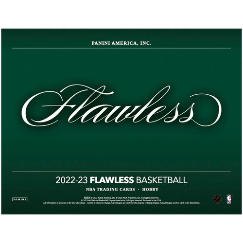 2022-23 Panini Flawless Basketball Hobby 2 Box Case