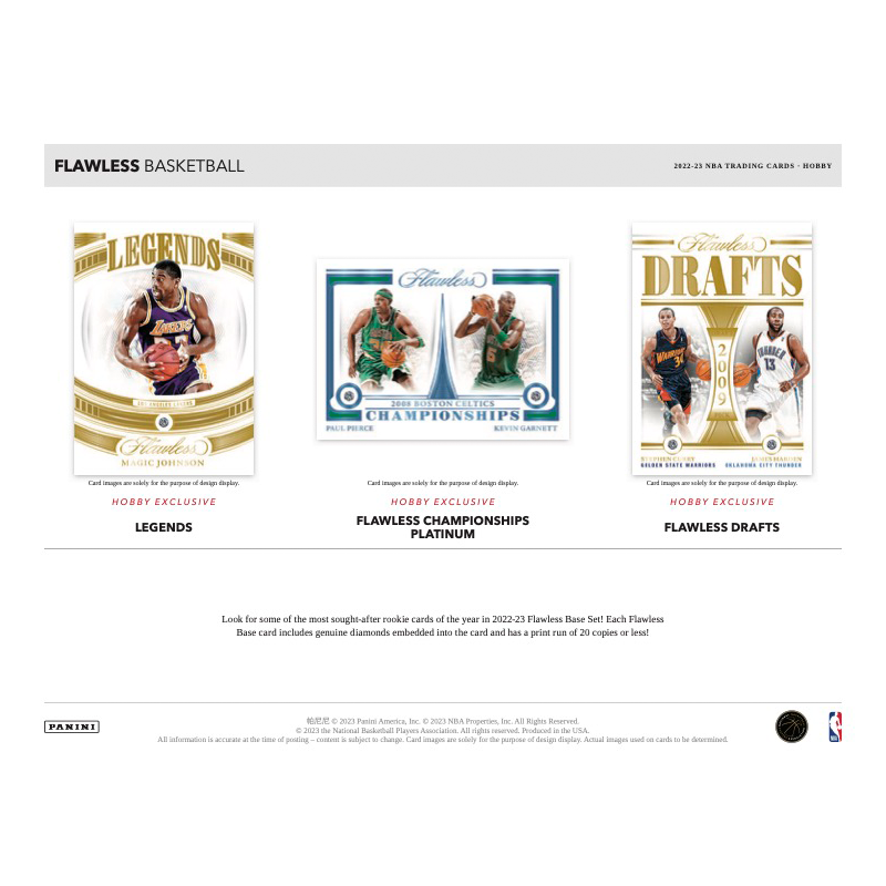 2022-23 Panini Flawless Basketball Hobby 2 Box Case
