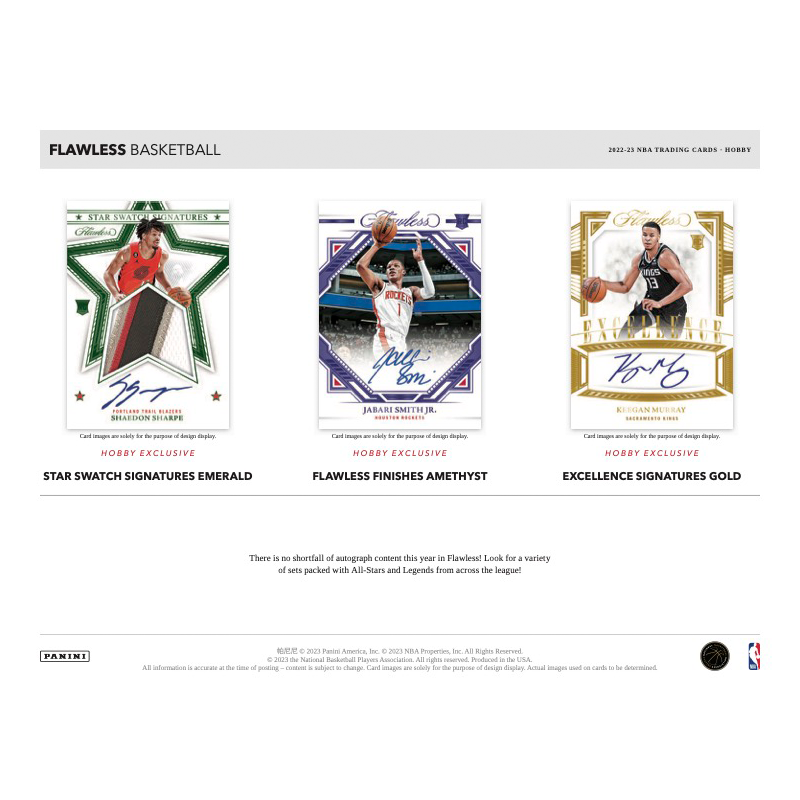 2022-23 Panini Flawless Basketball Hobby 2 Box Case