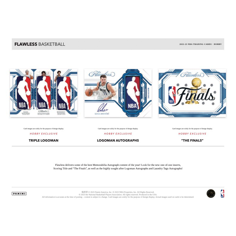 2022-23 Panini Flawless Basketball Hobby 2 Box Case