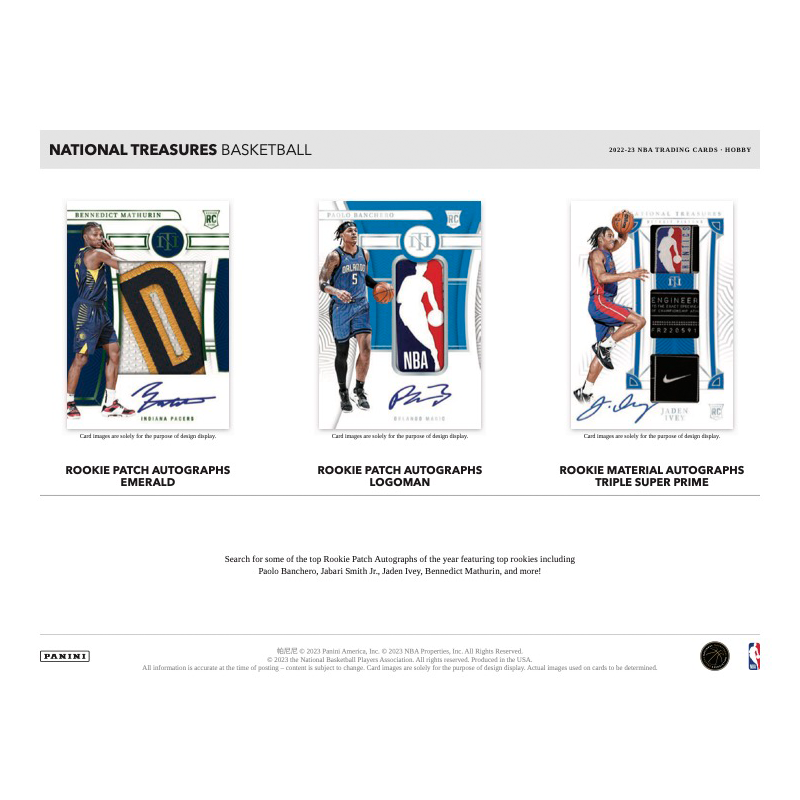 2022-23 Panini National Treasures Basketball Hobby 4 Box Case