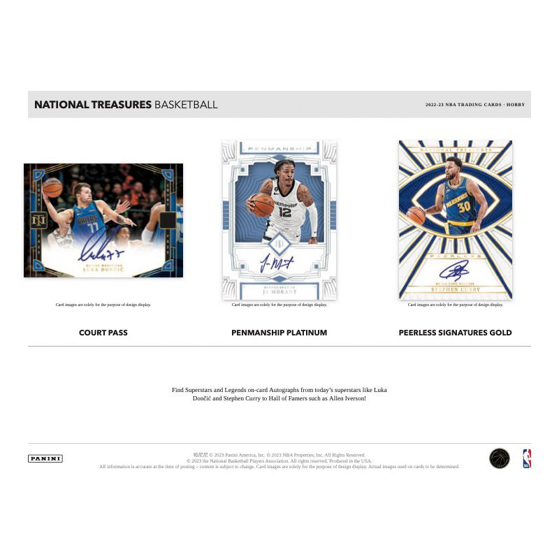 2022-23 Panini National Treasures Basketball Hobby 4 Box Case