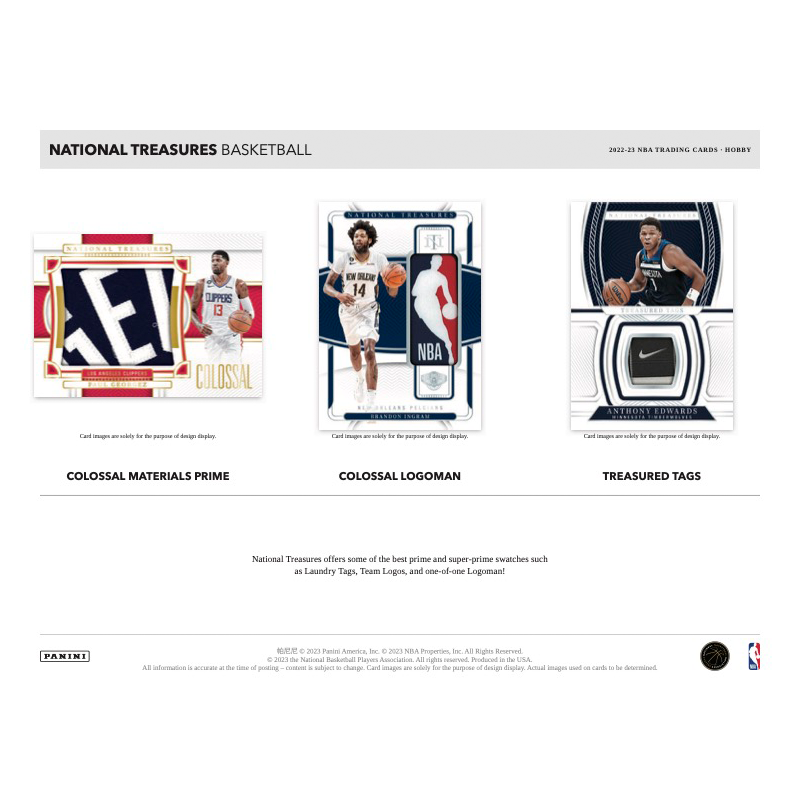 2022-23 Panini National Treasures Basketball Hobby 4 Box Case