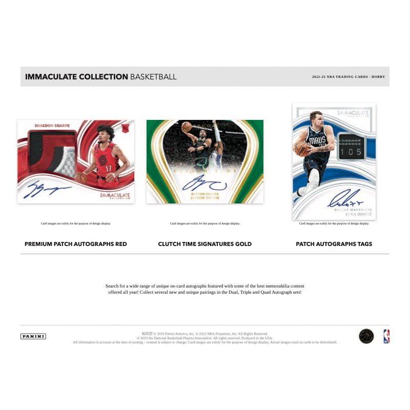 2022-23 Panini Immaculate Basketball Hobby 5 Box Case