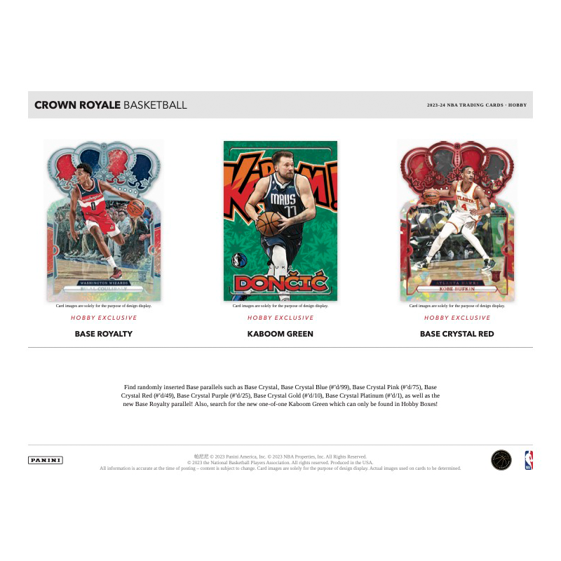 2023-24 Panini Crown Royale Basketball Hobby Box