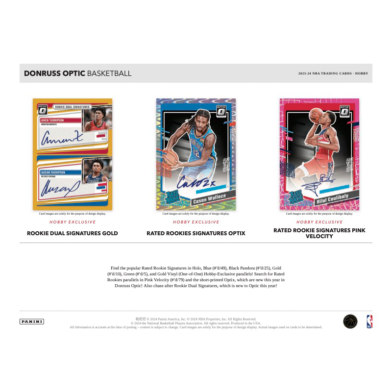 2023-24 Panini Donruss Optic Basketball Hobby 12 Box Case
