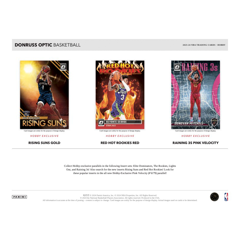 2023-24 Panini Donruss Optic Basketball Hobby 12 Box Case