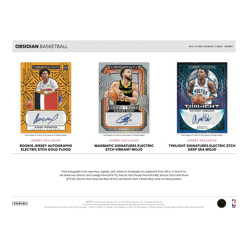 2023-24 Panini Obsidian Basketball Hobby Box