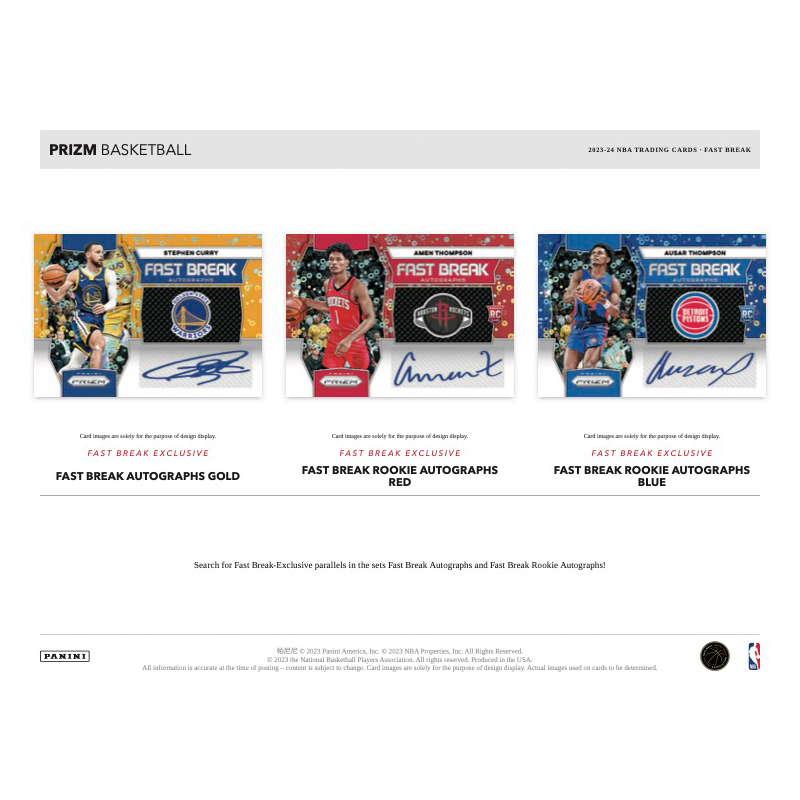 2023-24 Panini Prizm Fast Break Basketball 20 Box Case