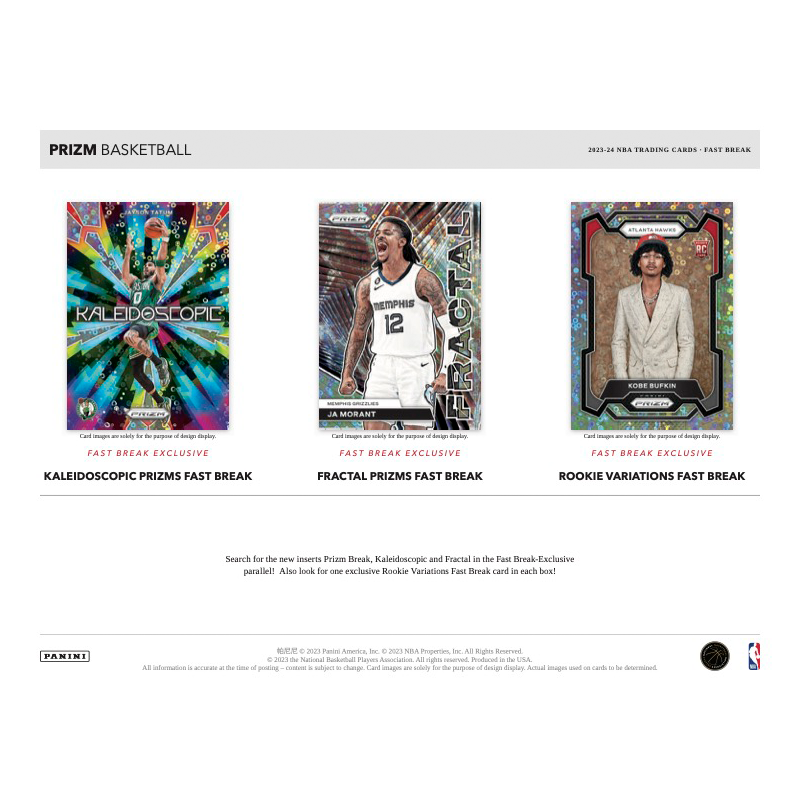 2023-24 Panini Prizm Fast Break Basketball 20 Box Case