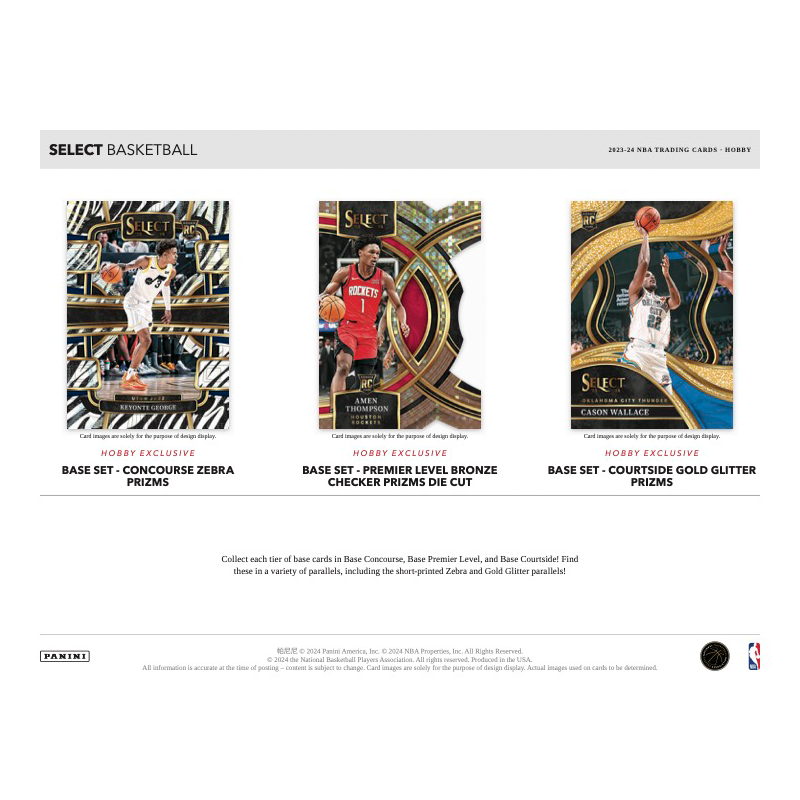 2023-24 Panini Select Basketball Hobby Box