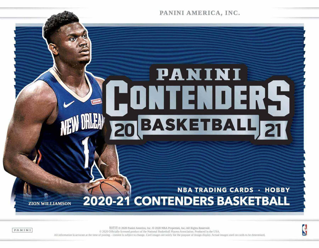 2020-21 Panini Contenders Basketball Hobby 12 Box Case