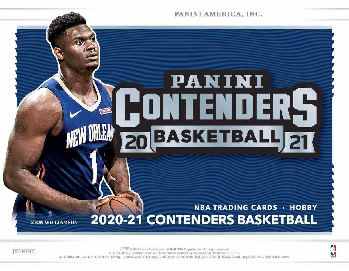 2020-21 Panini Contenders Basketball Hobby 12 Box Case