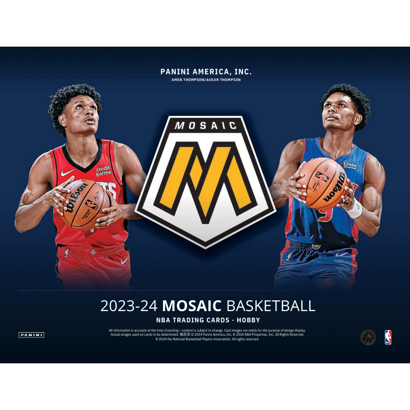 2023-24 Panini Mosaic Basketball Hobby 12 Box Case