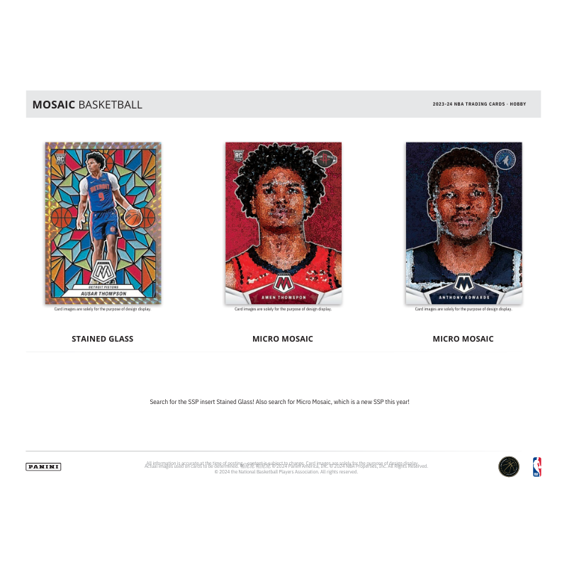 2023-24 Panini Mosaic Basketball Hobby Box