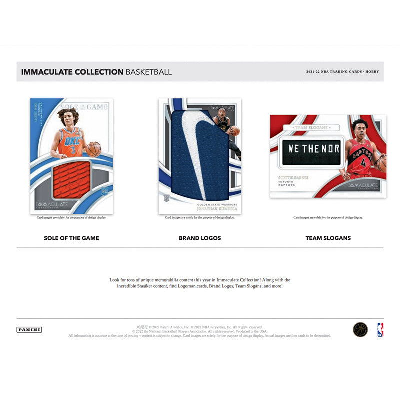 2021-22 Panini Immaculate Basketball Hobby Box