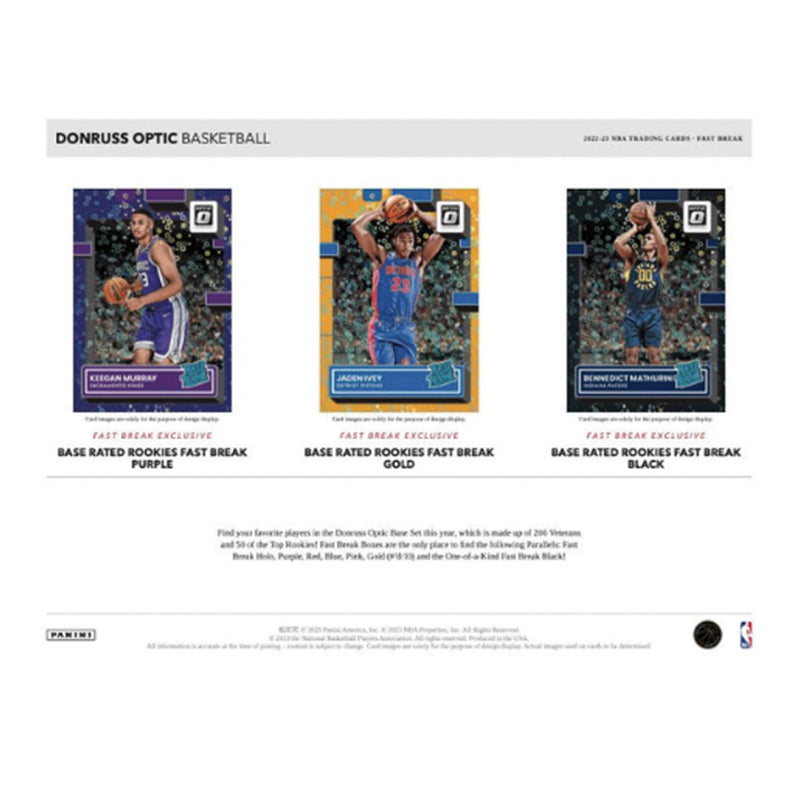 2022-23 Panini Donruss Optic Basketball Fast Break Box