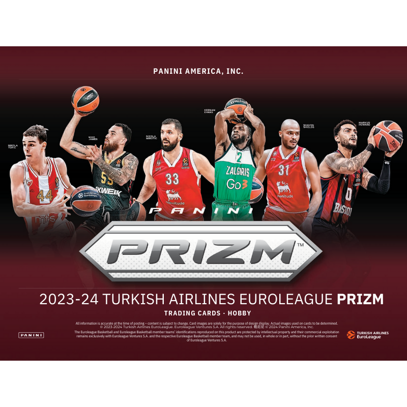 2023-24 Panini Prizm Euroleague Basketball Hobby Box