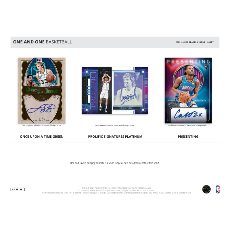 2023-24 Panini One & One Basketball Hobby 10 Box Case