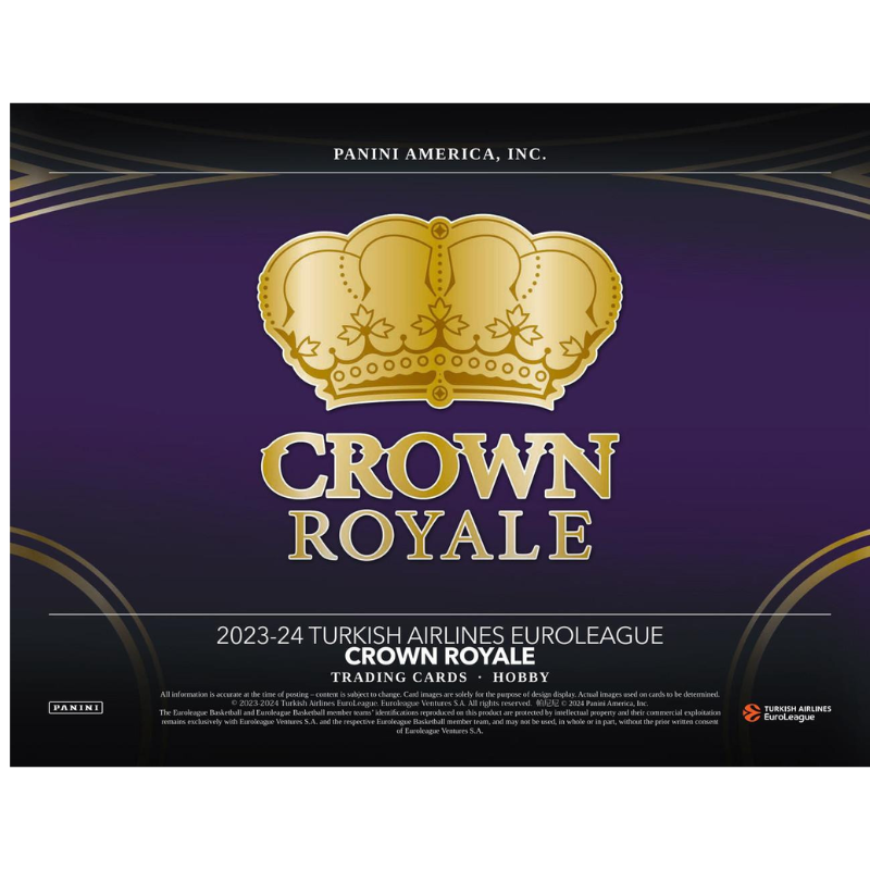 2023-24 Panini Crown Royale Euroleague Basketball Hobby Box