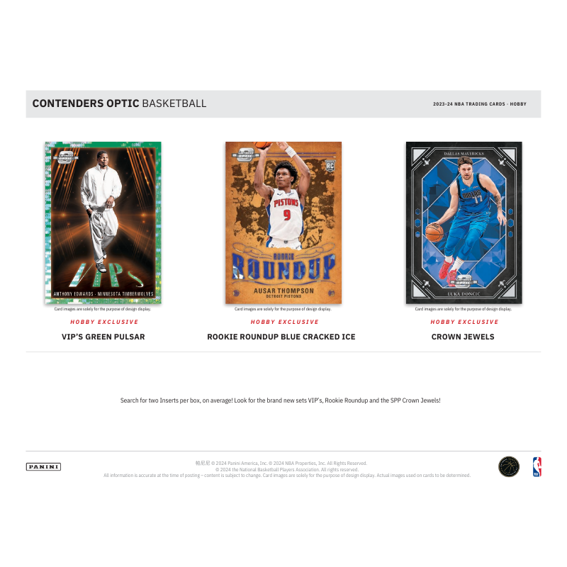 2023-24 Panini Contenders Optic Basketball Hobby 20 Box Case