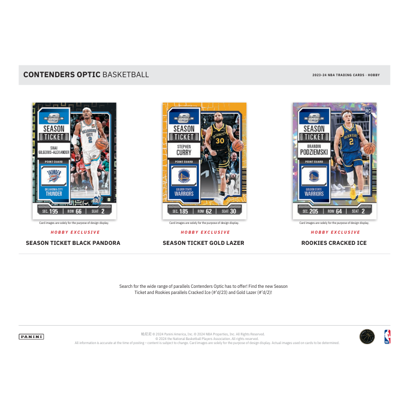 2023-24 Panini Contenders Optic Basketball Hobby Box