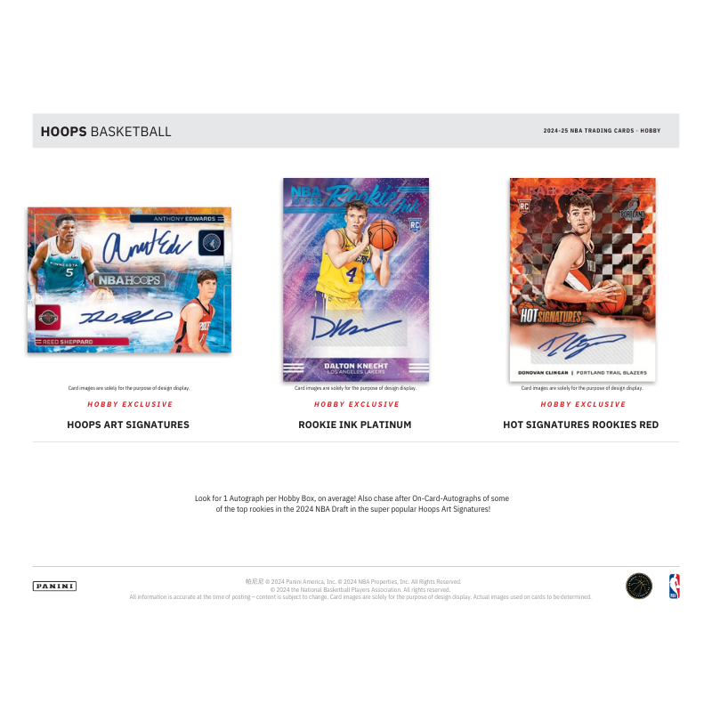 2024-25 Panini Hoops Basketball Hobby 20 Box Case