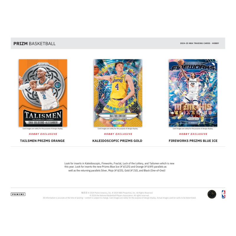 2024-25 Panini Prizm Basketball Hobby Box