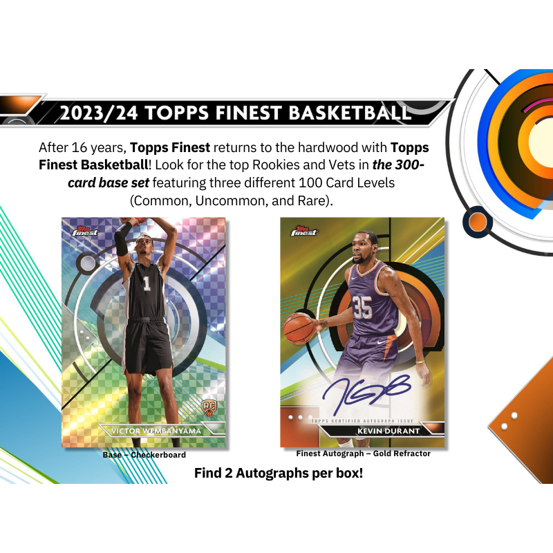 2023-24 Topps Finest Basketball Breaker's Delight Box