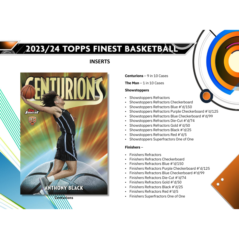 2023-24 Topps Finest Basketball Breaker's Delight Box