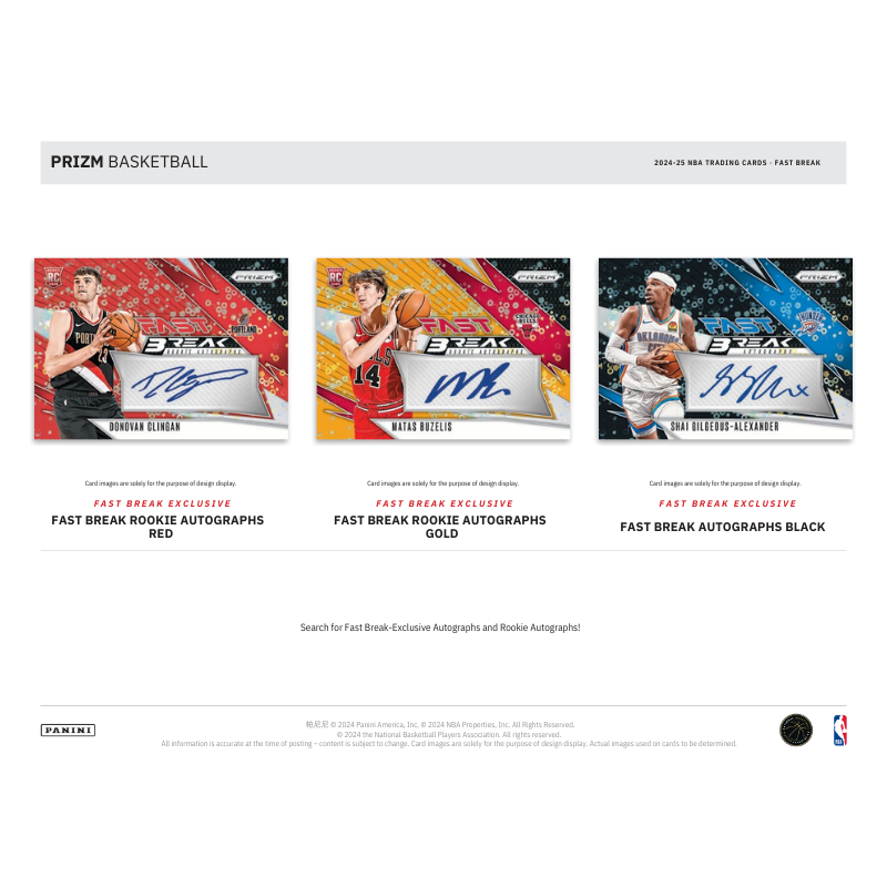 2024-25 Panini Prizm Basketball Fast Break 20 Box Case