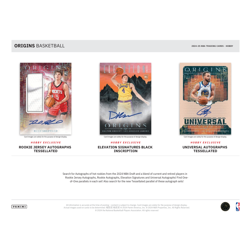 2024-25 Panini Origins Basketball Hobby 12 Box Case