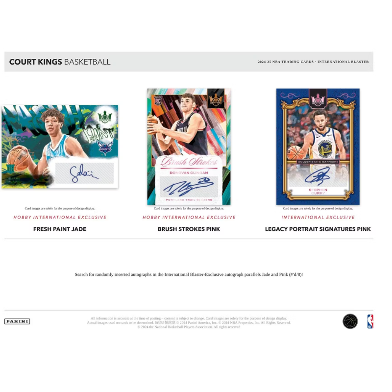 2024-25 Panini Court Kings International Blaster Box