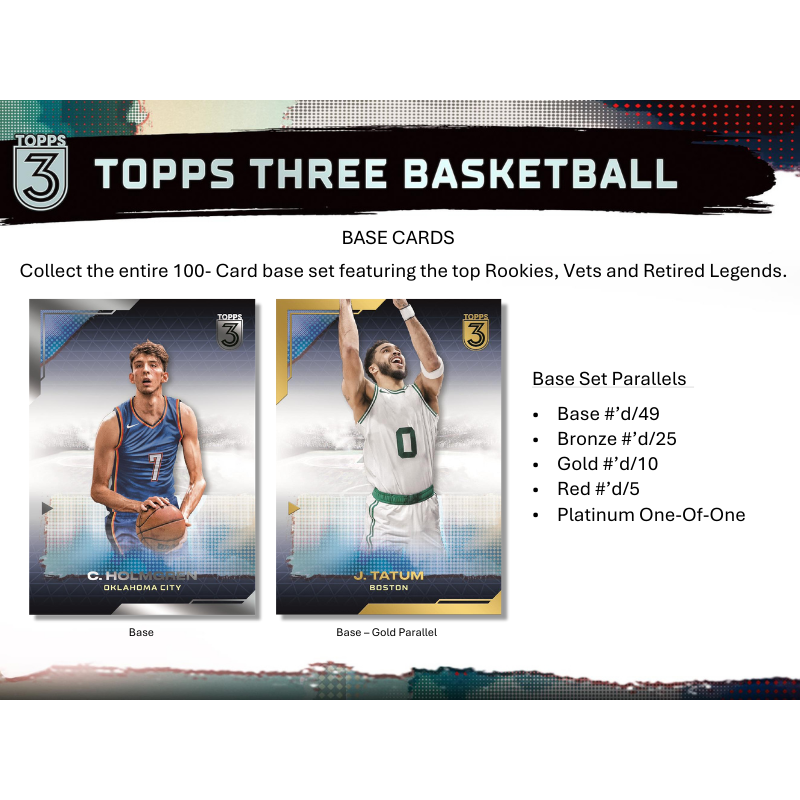2023-24 Topps Three Basketball Hobby Box