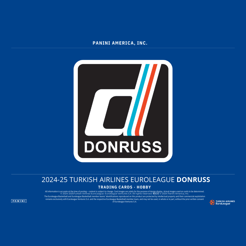 2024-25 Panini Donruss Euroleague Basketball Hobby Box