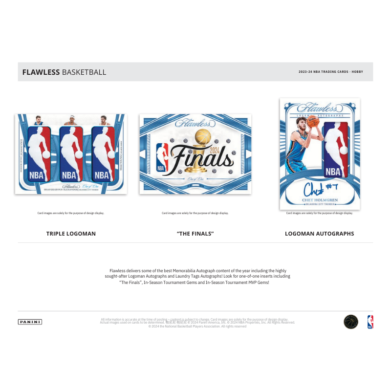 2023-24 Panini Flawless Basketball Hobby 2 Box Case