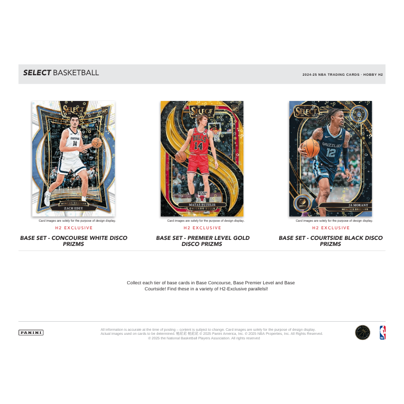 2024-25 Panini Select Basketball H2 Hybrid 20 Box Case