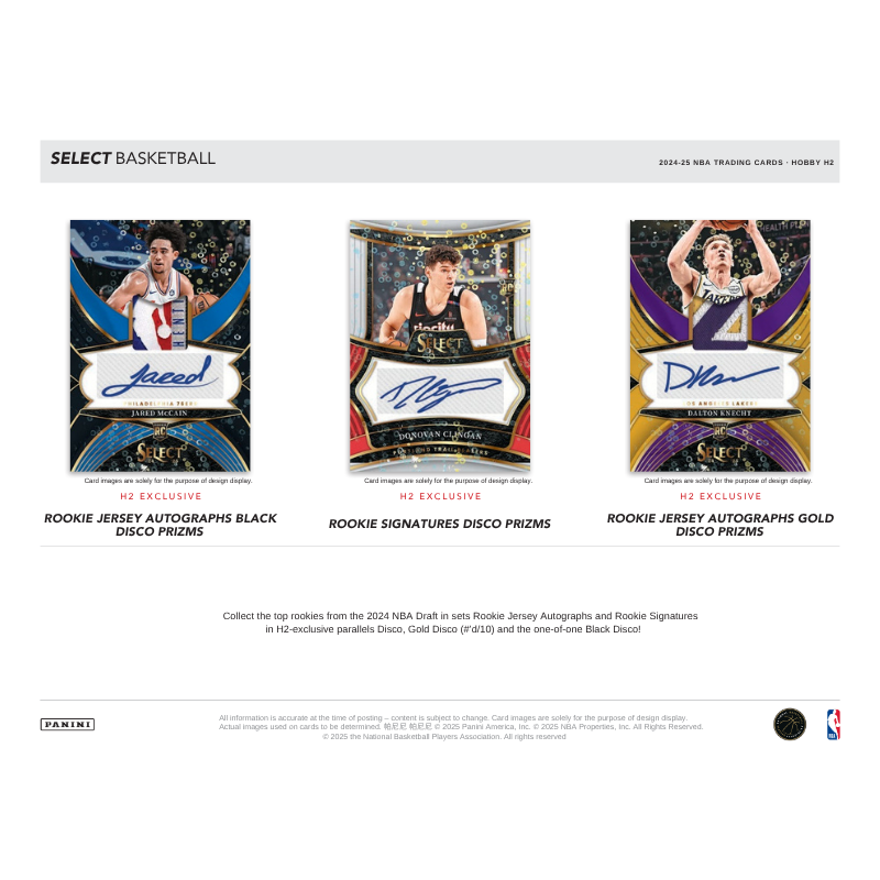 2024-25 Panini Select Basketball H2 Hybrid Box