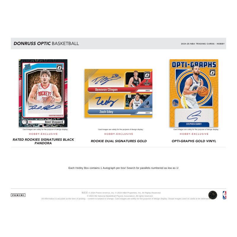 2024-25 Panini Donruss Optic Basketball Hobby 12 Box Case