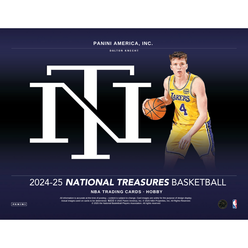 2024-25 Panini National Treasures Basketball Hobby 4 Box Case