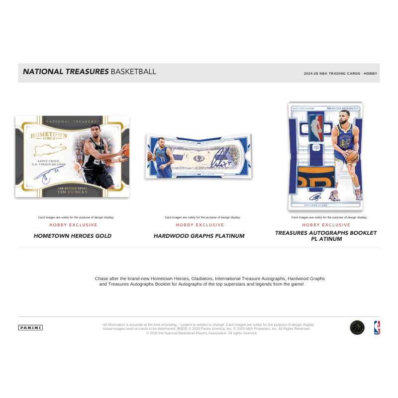 2024-25 Panini National Treasures Basketball Hobby Box