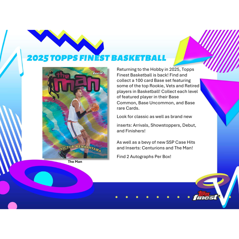 2024-25 Topps Finest Basketball Hobby Box