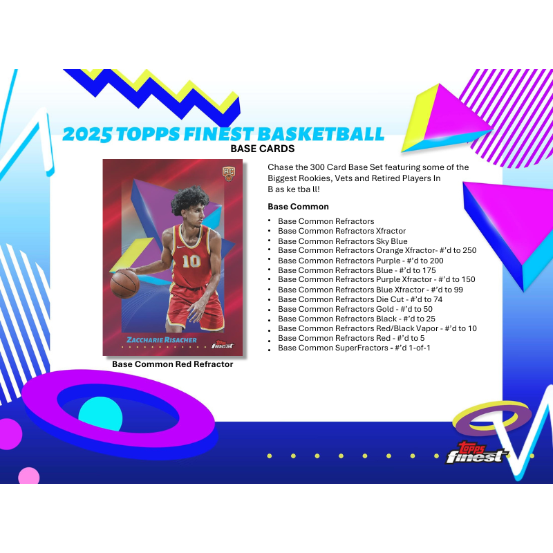 2024-25 Topps Finest Basketball Hobby Box