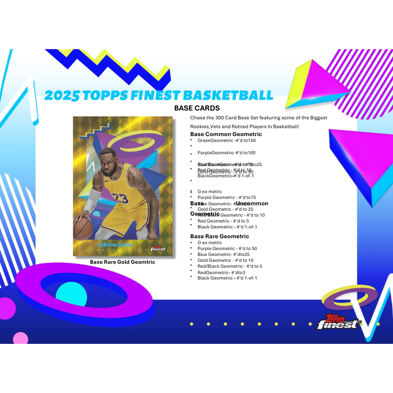 2024-25 Topps Finest Basketball Breaker's Delight Box