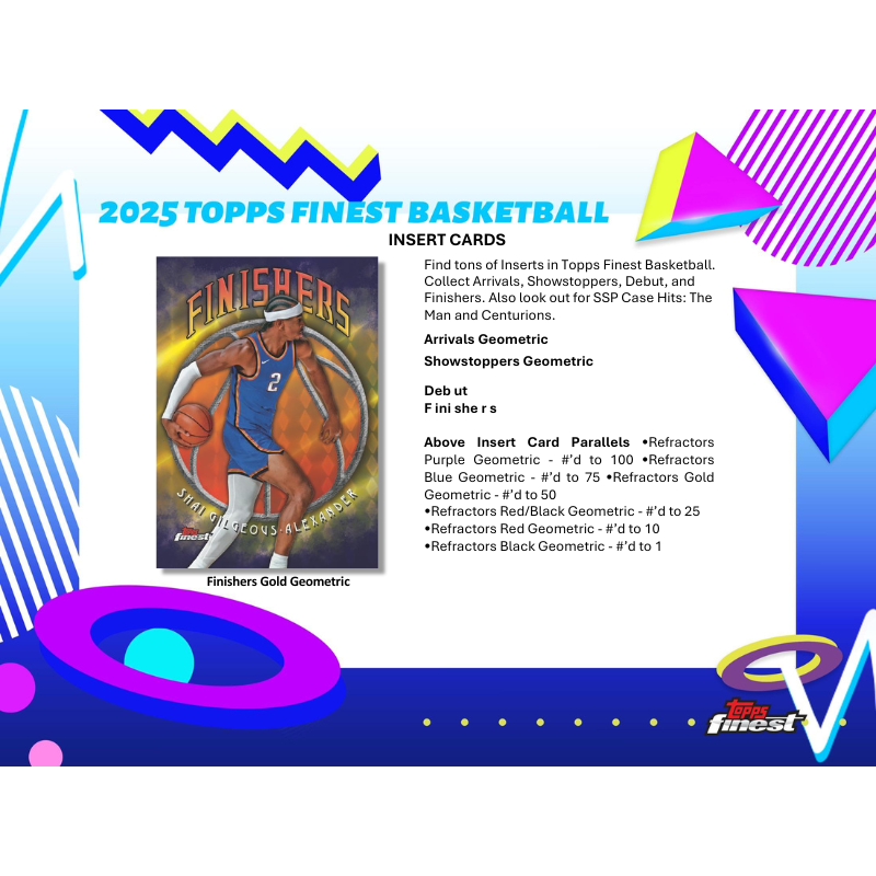 2024-25 Topps Finest Basketball Breaker's Delight Box