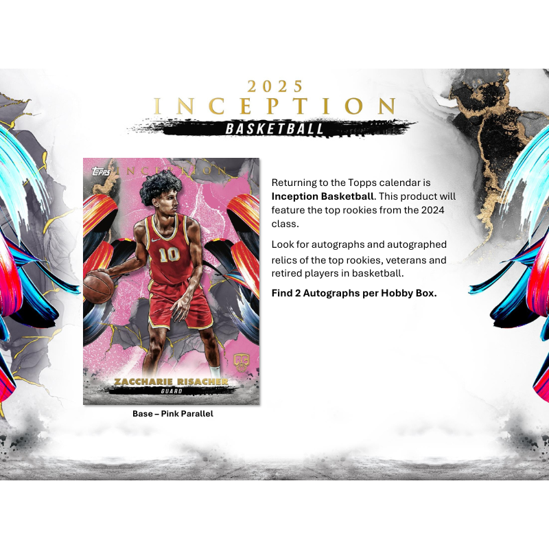 2024-25 Topps Inception Basketball Hobby Box