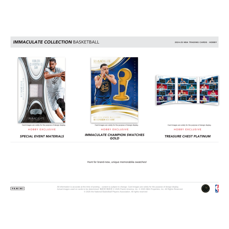 2024-25 Panini Immaculate Basketball Hobby Box
