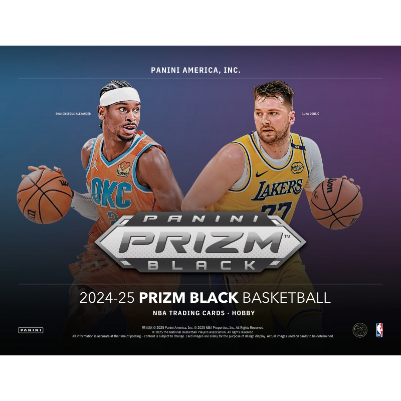 2024-25 Panini Prizm Black Basketball Hobby Box
